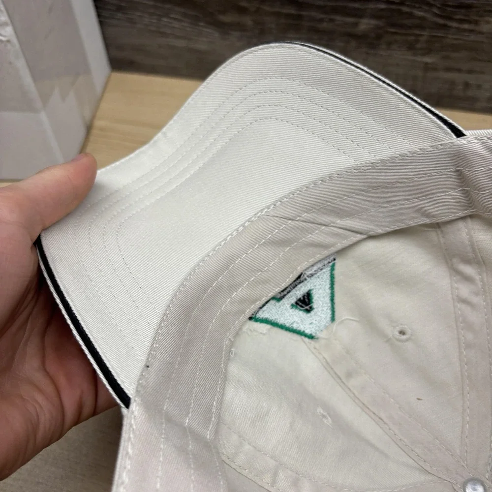 Anderson Equipment Company Hat Cap‎ Strap Back Mens White Green Logo Promo